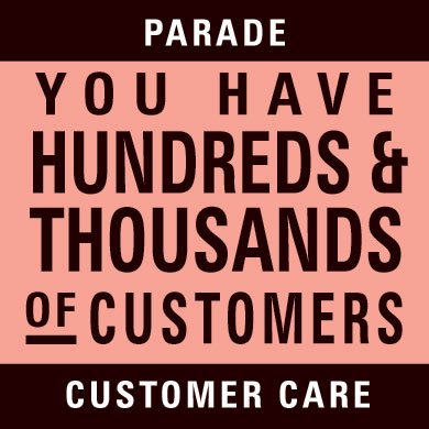 Parade Marketing direct mail campaign