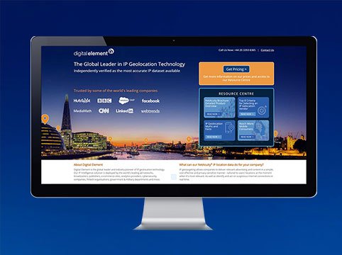 Digital element landing pages - Cogent Design